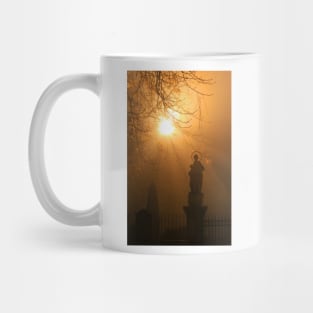 A church yard in Freiburg Mug